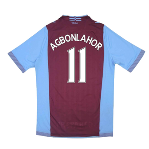 Aston Villa 2013-14 Home Shirt (L) (Excellent) (Agbonlahor 11)_1