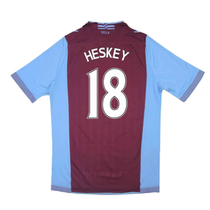 Aston Villa 2013-14 Home Shirt (L) (Excellent) (HESKEY 18)_1