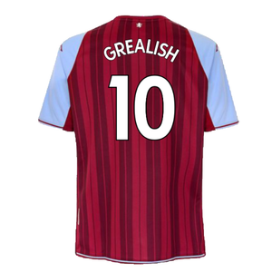 Aston Villa 2021-22 Home Shirt (M) (GREALISH 10) (Excellent)_1