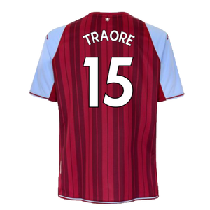 Aston Villa 2021-22 Home Shirt (M) (TRAORE 15) (Excellent)_1