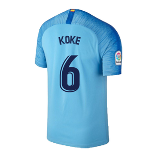 Atletico Madrid 2018-19 Away Shirt (M) (Good) (Koke 6)_1