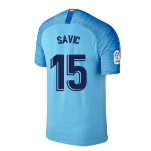 Atletico Madrid 2018-19 Away Shirt (M) (Good) (Savic 15)_1