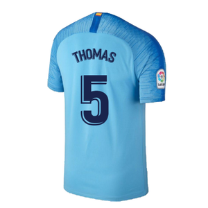 Atletico Madrid 2018-19 Away Shirt (S) (Mint) (Thomas 5)_1