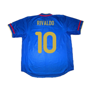 Barcelona 2001-02 Third Shirt (M) (Fair) (Rivaldo 10)_1