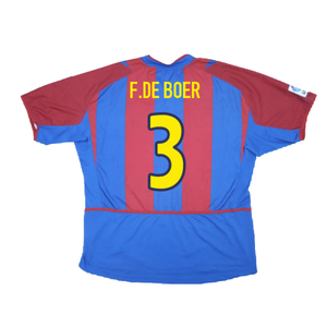 Barcelona 2002-03 Home Shirt (L) (Good) (F.De Boer 3)_1