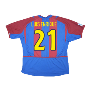 Barcelona 2002-2003 Home Shirt (XL Boys) (Good) (Luis Enrique  21)_1