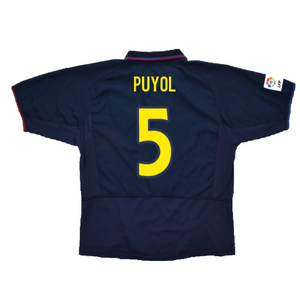 Barcelona 2003-04 Third Shirt (L) (Fair) (Puyol 5)_1