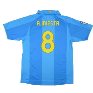 Barcelona 2007-08 Away Shirt (XXL) (Excellent) (A.Iniesta 8)_1