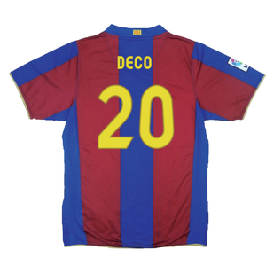 Barcelona 2007-08 Home Shirt (L) (Excellent) (Deco 20)_1