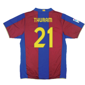 Barcelona 2007-08 Home Shirt (S) (Excellent) (Thuram 21)_1