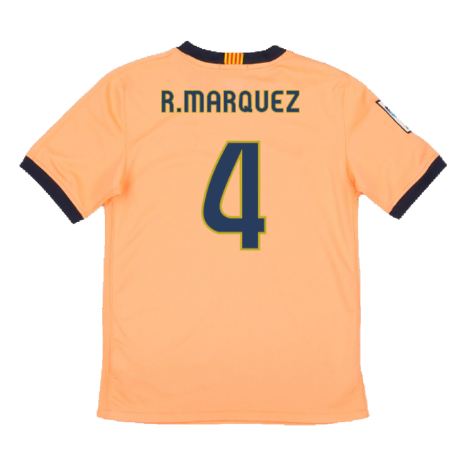 Barcelona 2009-10 Away Shirt (S) (Excellent) (R.Marquez 4)_1