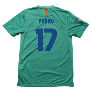 Barcelona 2010-11 Away Shirt (S) (Good) (Pedro 17)_1