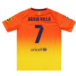 Barcelona 2012-13 Away Shirt (XL) (Very Good) (David Villa 7)_1