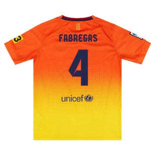 Barcelona 2012-13 Away Shirt (XL) (Very Good) (Fabregas 4)_1