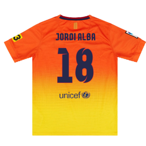 Barcelona 2012-13 Away Shirt (XL) (Very Good) (Jordi Alba 18)_1