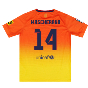 Barcelona 2012-13 Away Shirt (L) (Very Good) (Mascherano 14)_1