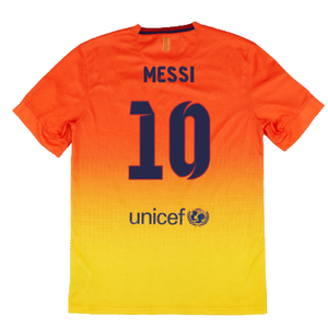 Barcelona 2012-13 Away Shirt (Sponsorless) (LB) (MESSI 10) (Very Good)_1