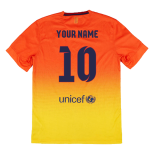 Barcelona 2012-13 Away Shirt (Sponsorless) (LB) (Your Name 10) (Very Good)_1