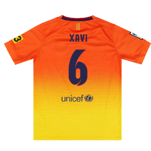 Barcelona 2012-13 Away Shirt (L) (Very Good) (Xavi 6)_1