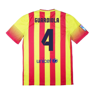 Barcelona 2013-14 Away Shirt (Very Good) (Guardiola 4)_1