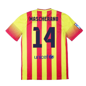 Barcelona 2013-14 Away Shirt (Very Good) (Mascherano 14)_1