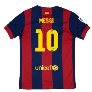 Barcelona 2014-15 home shirt (L) (Mint) (Messi 10)_1