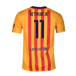 Barcelona 2015-16 Away Shirt (XLB) (Excellent) (Neymar JR 11)_1