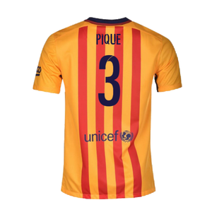 Barcelona 2015-16 Away Shirt (2XL) (Mint) (Pique 3)_1