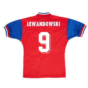 Bayern Munich 1993-95 Home Shirt (Very Good) (Lewandowski 9)_1