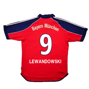 Bayern Munich 1999-01 Home Shirt (XL) (Very Good) (Lewandowski 9)_1