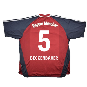 Bayern Munich 2001-02 Home Shirt (S) (Good) (Beckenbauer 5)_1