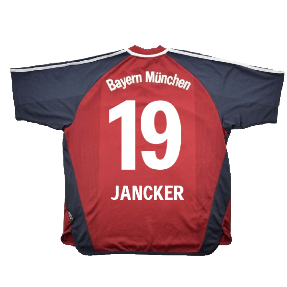 Bayern Munich 2001-02 Home Shirt (S) (Very Good) (Jancker 19)_1
