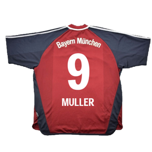 Bayern Munich 2001-02 Home Shirt (S) (Good) (Muller 9)_1