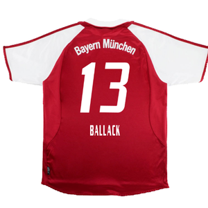 Bayern Munich 2003-04 Home Shirt (XXL) Makaay #10 (Very Good) (Ballack 13)_1