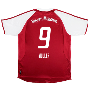 Bayern Munich 2004-05 Home Shirt (XL) (Fair) (Muller 9)_1