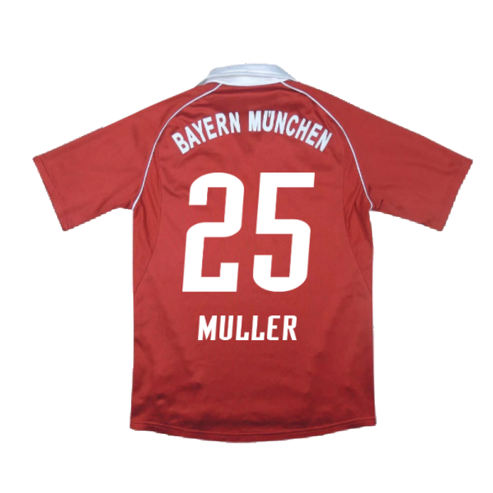 Bayern Munich 2005-06 Home Shirt (XL) (Mint) (Muller 25)