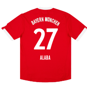 Bayern Munich 2009-10 Home Shirt (Excellent) (Alaba 27)_1