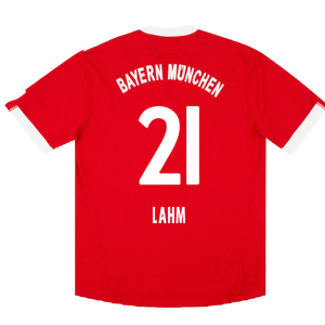 Bayern Munich 2009-10 Home Shirt (M) (Very Good) (Lahm 21)_1