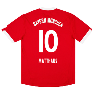 Bayern Munich 2009-10 Home Shirt (XL) (Good) (Matthaus 10)_1