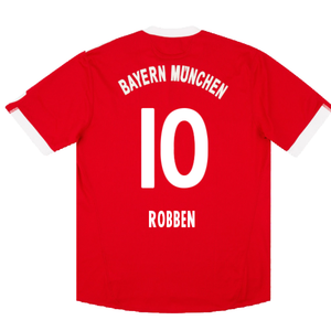 Bayern Munich 2009-10 Home Shirt (Excellent) (Robben 10)_1