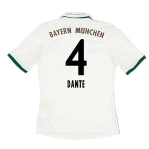 Bayern Munich 2013-14 Away Shirt (Excellent) (Dante 4)_1