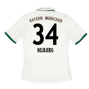 Bayern Munich 2013-14 Away Shirt (XXL) (Good) (Hojbjerg 34)_1