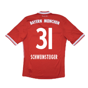 Bayern Munich 2013-14 Home Shirt (S) (Excellent) (Schweinsteiger 31)_1