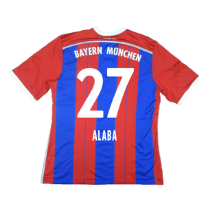 Bayern Munich 2014-15 Home Shirt (S) (Excellent) (Alaba 27)_1