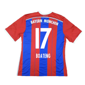 Bayern Munich 2014-15 Home Shirt (S) (Mint) (Boateng 17)_1