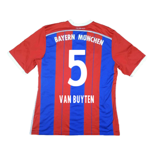 Bayern Munich 2014-15 Home Shirt (S) (Mint) (Van Buyten 5)_1