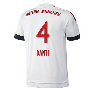 Bayern Munich 2015-16 Away Shirt (2XL) (Good) (Dante 4)_1