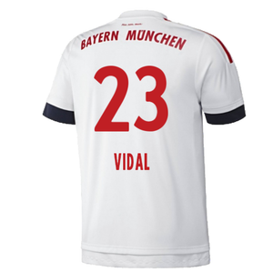 Bayern Munich 2015-16 Away Shirt (2XL) (Good) (Vidal 23)_1