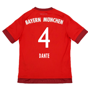 Bayern Munich 2015-16 Home Shirt (S) (Excellent) (Dante 4)_1