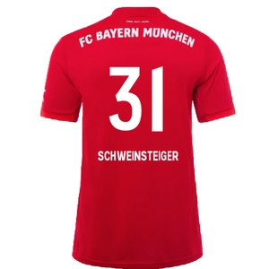 Bayern Munich 2019-20 Home Shirt (Mint) (SCHWEINSTEIGER 31)_1